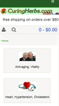 Mobile Screenshot of curingherbs.com